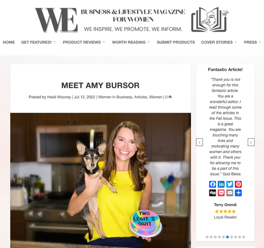 3 Paws Kitchen Owner Amy Bursor Featured in We Magazine