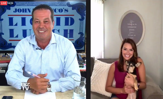 John Tobacco from Liquid Lunch interviewed our founder on BizTV | 3 Paws Kitchen