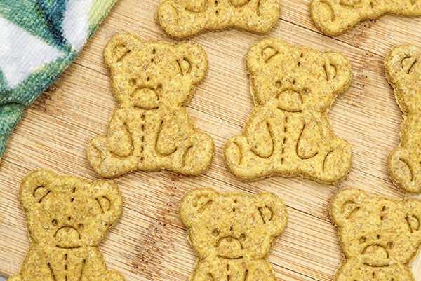 Turmeric Teddy Bear Dog Treats | Healthy Natural Dog Biscuits