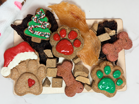 Christmas Dog Treat Gift | Holiday Barkuterie | 3 Paws Kitchen