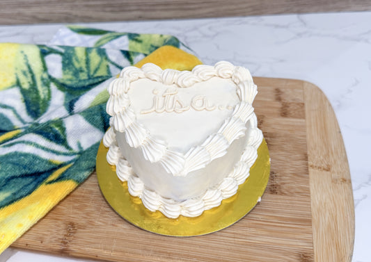 Gender Reveal Dog Cake | Pink or Blue Surprise Inside