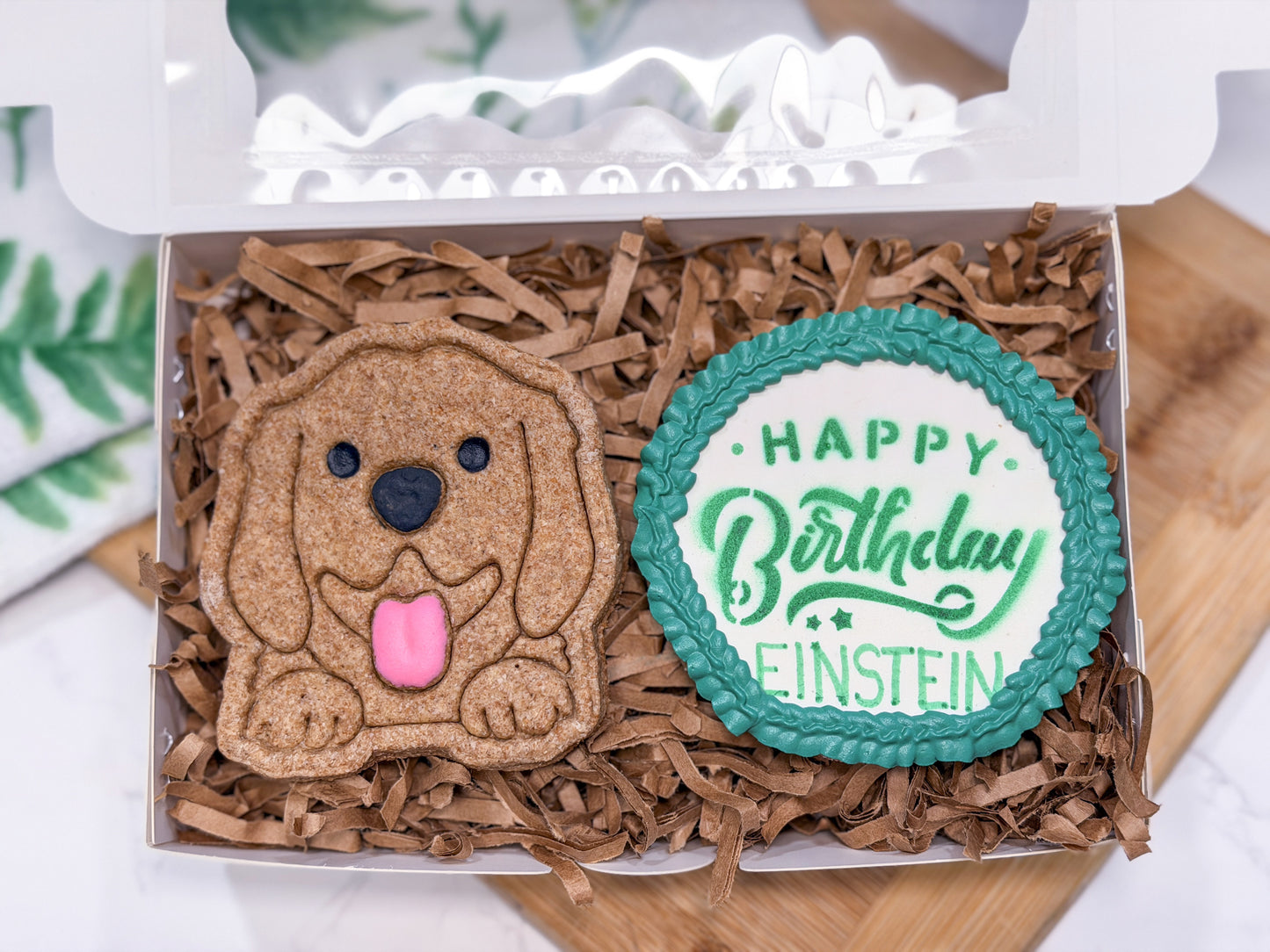 2 Large Personalized Birthday Treats- Gift Box