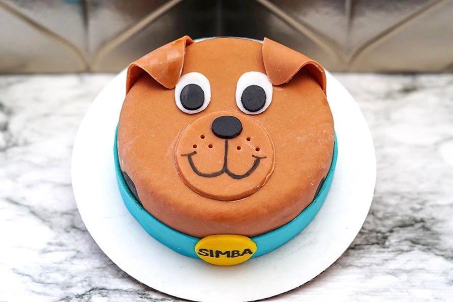 3 Paws Kitchen Dog Cake 🐶- 4" Peanut Butter & Banana - 3 Paws Kitchen