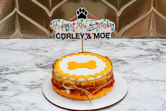3 Paws Kitchen Dog Cake- 4"inch Sweet Potato and Bacon - 3 Paws Kitchen