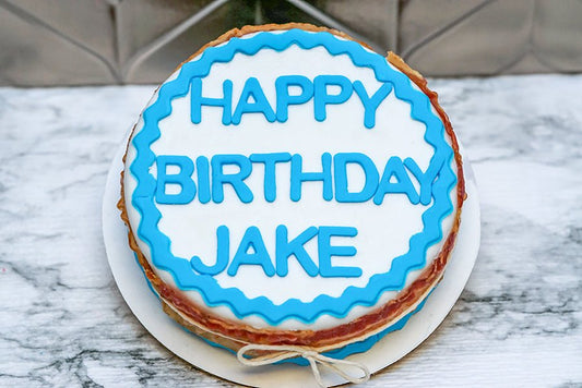 3 Paws Kitchen Dog Cake- 6" Sweet Potato & Bacon Birthday Cake Treat - 3 Paws Kitchen