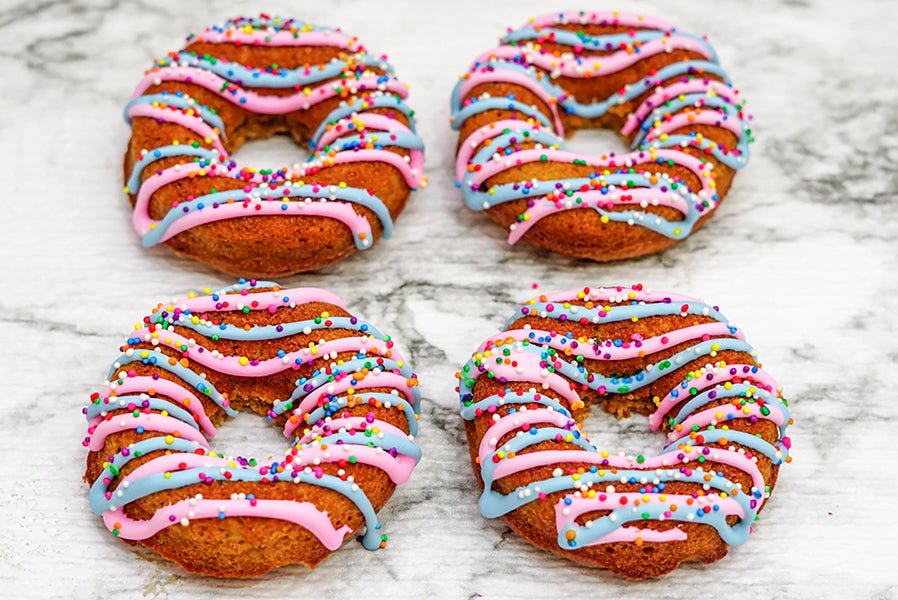 3 Paws Kitchen Dog Treats- Broccoli & Peanut Butter Doggy Donuts - 3 Paws Kitchen