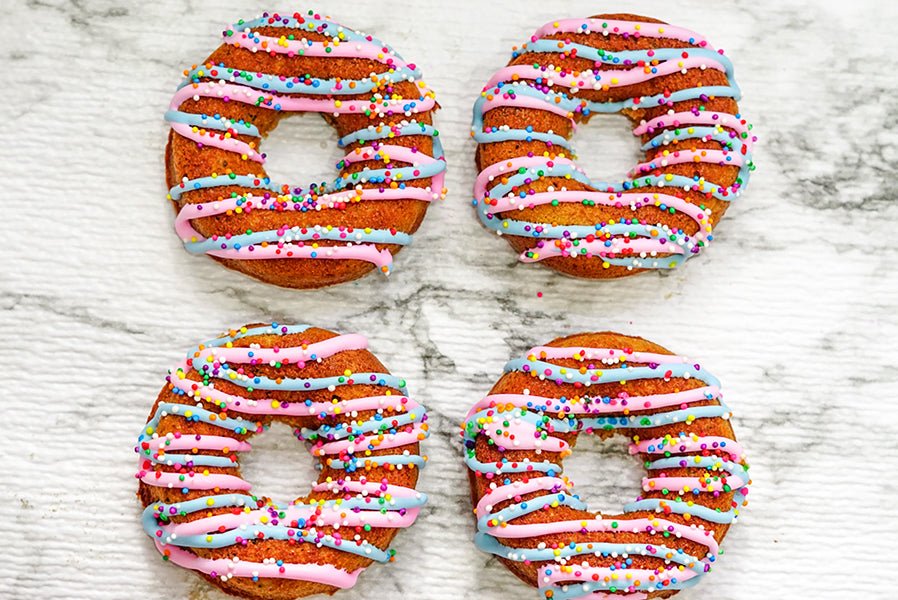 3 Paws Kitchen Dog Treats- Broccoli & Peanut Butter Doggy Donuts - 3 Paws Kitchen