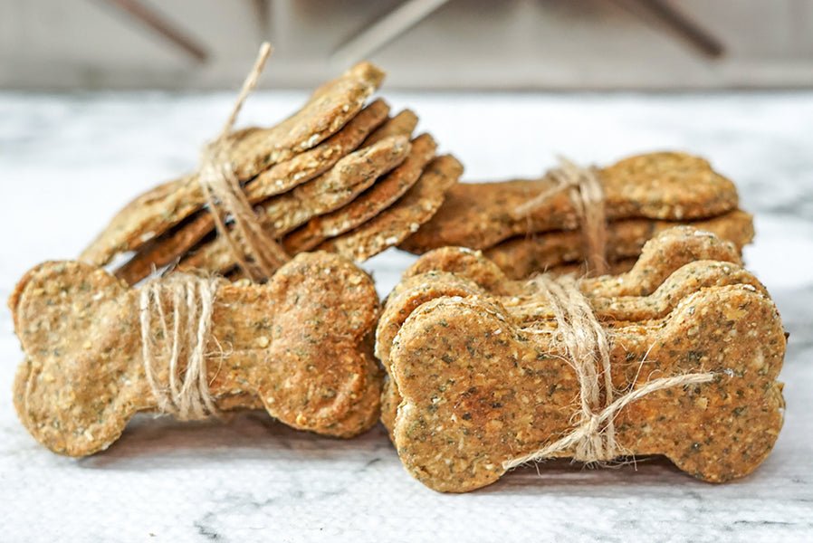 3 Paws Kitchen Dog Treats- Mint & Parsley Biscuits - 3 Paws Kitchen