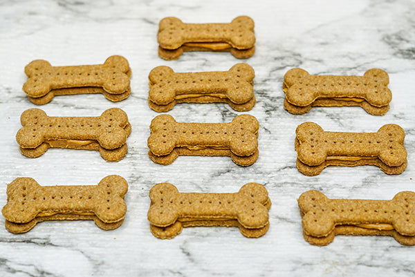Healthy Dog Treats Limited Ingredient Peanut Butter Bone Cookies- Allergy friendly