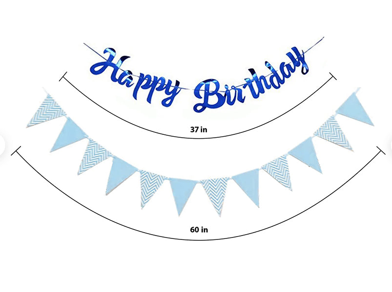 3 Paws Kitchen Dog Birthday Party Decoration 19-pc. Set | Happy Birthday Banner | Confetti Balloons - 3 Paws Kitchen