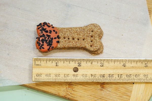 3 Paws Kitchen Dog Treats- Halloween Peanut Butter Bone Cookies