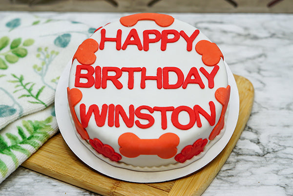 Dog Birthday Cake Treat 6” inch Personalized Gotcha Day Cake Pet Lover Gift