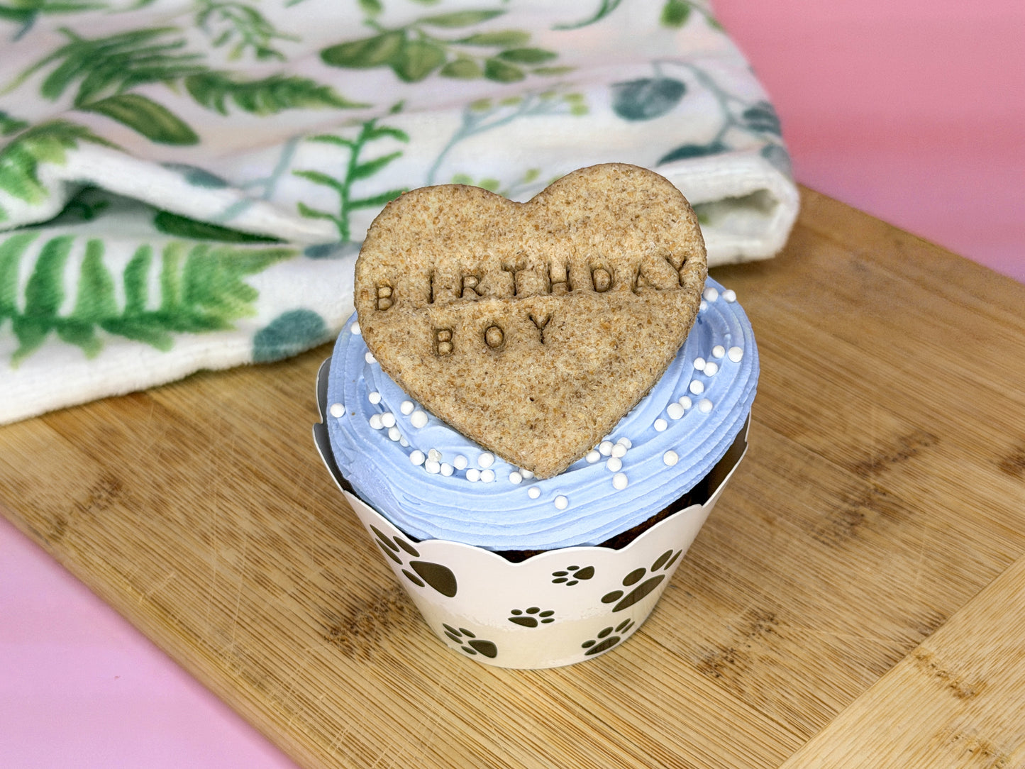 Dog Birthday Cupcake Gift Box | Gourmet Gotcha Day Dog Treat