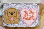 Valentine's Dog Treats- Strawberry Heart shaped healthy dog treats