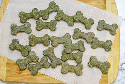 Wholesale Bulk Dog Treats- Limited Ingredient, Peanut Butter, Bacon, Spirulina or Calming Bone dog treats