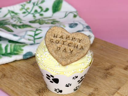 Dog Birthday Cupcake Gift Box | Gourmet Gotcha Day Dog Treat