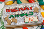 Custom Dog Christmas box | Happy Holiday Cookie Gift Box