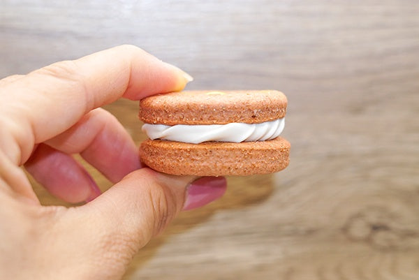 Strawberry Dog Macaroons- Gourmet Natural Dog Treats (6 Count)