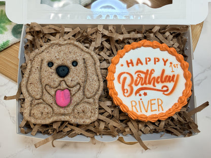 2 Large Personalized Birthday Treats- Gift Box