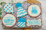 Custom Dog Birthday box | Happy Barkday 6 Cookie Gift Box