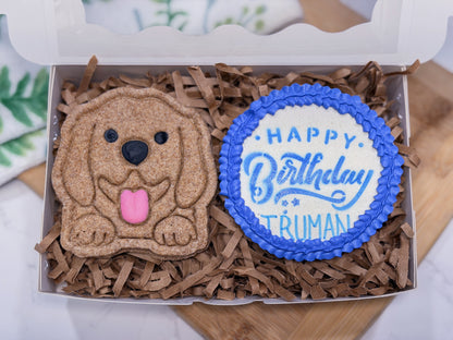 2 Large Personalized Birthday Treats- Gift Box