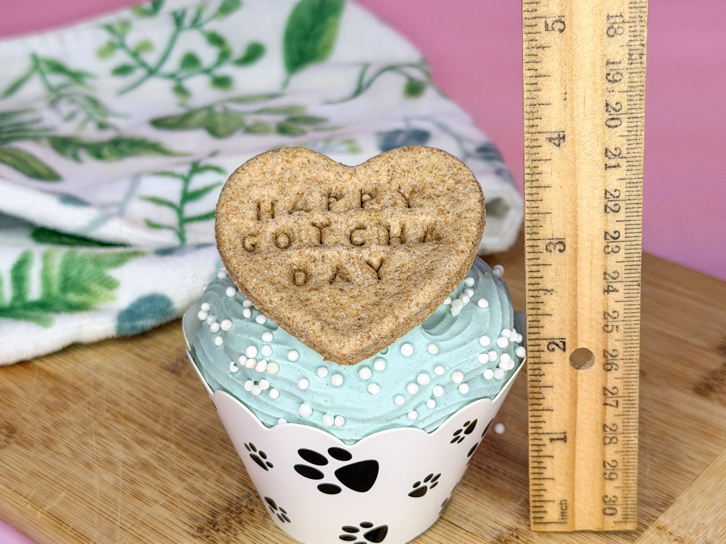Dog Birthday Cupcake Gift Box | Gourmet Gotcha Day Dog Treat
