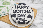 Dog Birthday Cake Treat 6” inch Personalized Gotcha Day Cake Pet Lover Gift