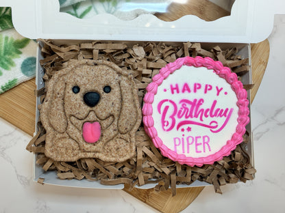 2 Large Personalized Birthday Treats- Gift Box