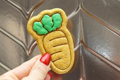 Easter Dog Treat Basket – Bunny & Carrot Natural Gourmet Biscuits Gift