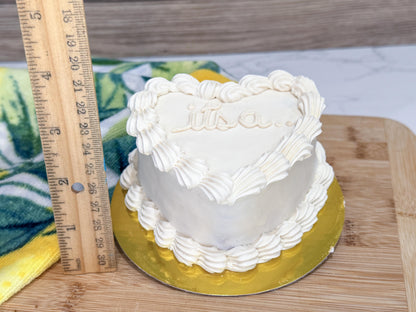Gender Reveal Dog Cake | Pink or Blue Surprise Inside