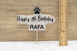 Dog Birthday Personalized Cake Topper
