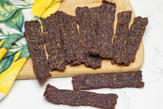 93% Lean Ground Beef Dog Jerky – All-Natural, Single Ingredient Treats