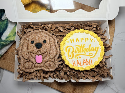 2 Large Personalized Birthday Treats- Gift Box