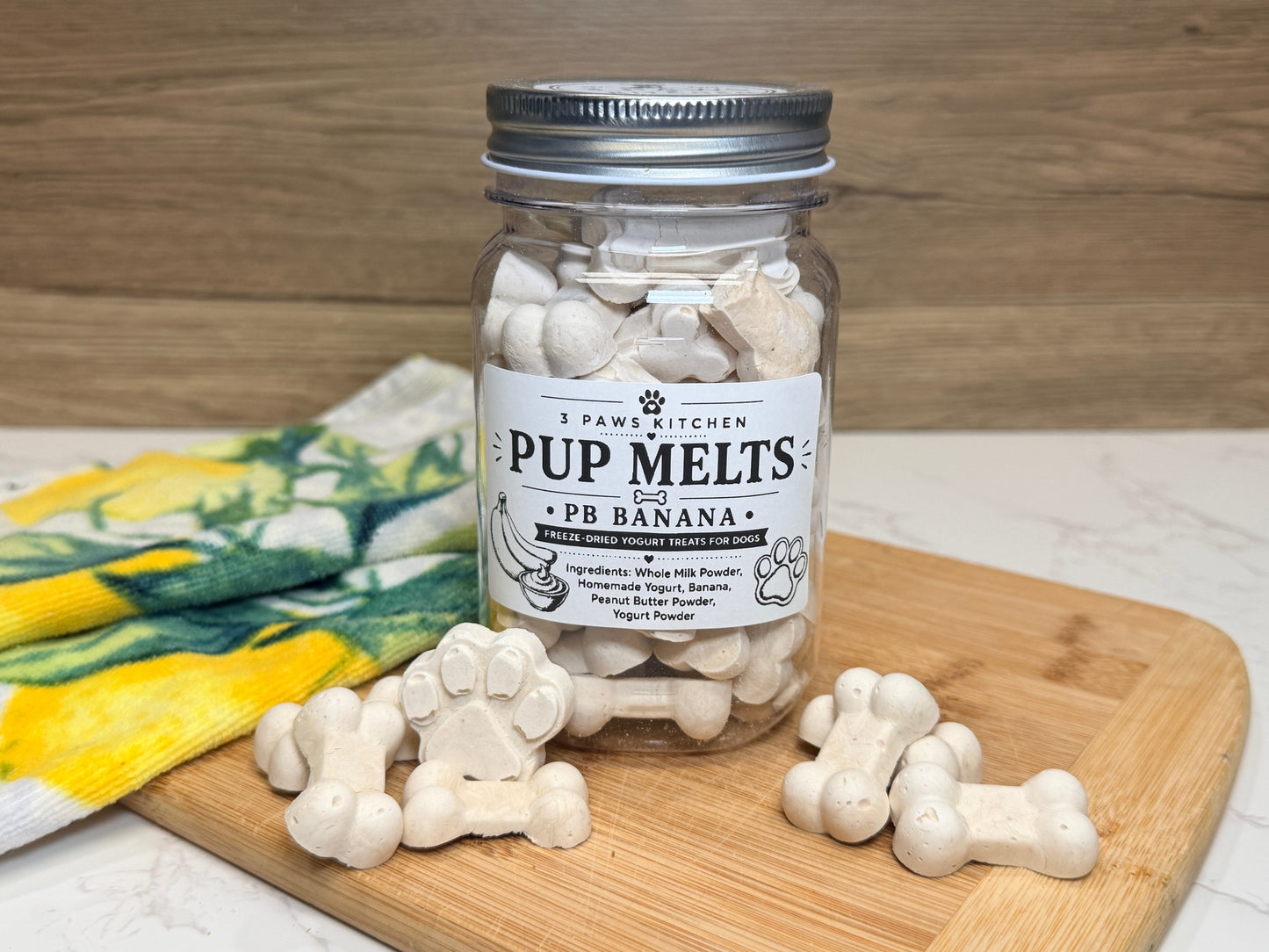 Freeze-Dried Pup Melts – Yogurt Dog Treats | 8 oz