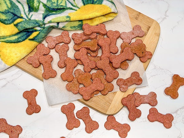 Vegan Beet & Banana Dog Training Treats | Plant-Based, Bite-Size Rewards