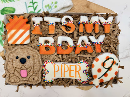 It's My B'Day Dog Birthday Treat Gift Box (Personalized)