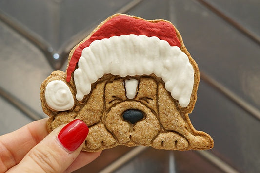 Custom Dog Christmas box | Happy Holiday Cookie Gift Box