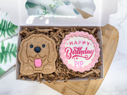 2 Large Personalized Birthday Treats- Gift Box