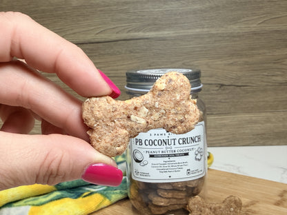 Crunchy Bone Dog Treats – PB Coconut & Maple Bacon