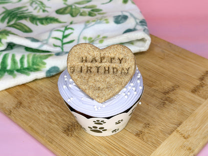 Dog Birthday Cupcake Gift Box | Gourmet Gotcha Day Dog Treat