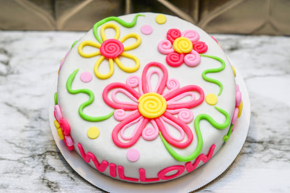 Custom Designed Dog Birthday Cake Treat 4 or 6” inch Personalized Pet Gift for Dog Lovers