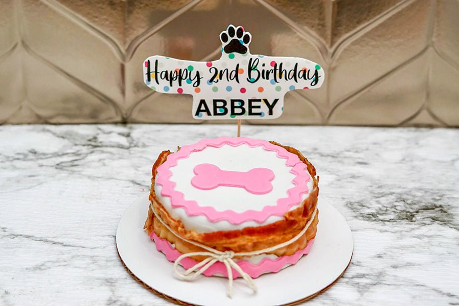 3 Paws Kitchen Dog Cake- 4"inch Sweet Potato and Bacon - 3 Paws Kitchen