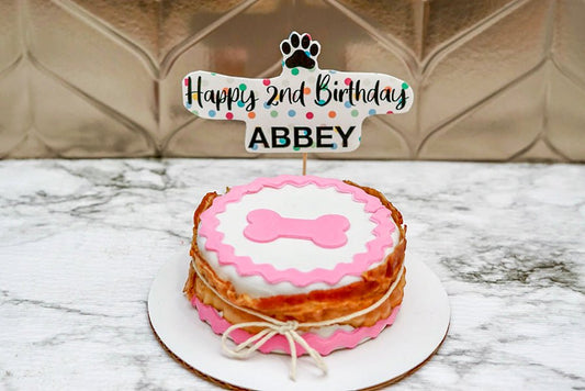 3 Paws Kitchen Dog Cake- 4"inch Sweet Potato and Bacon - 3 Paws Kitchen