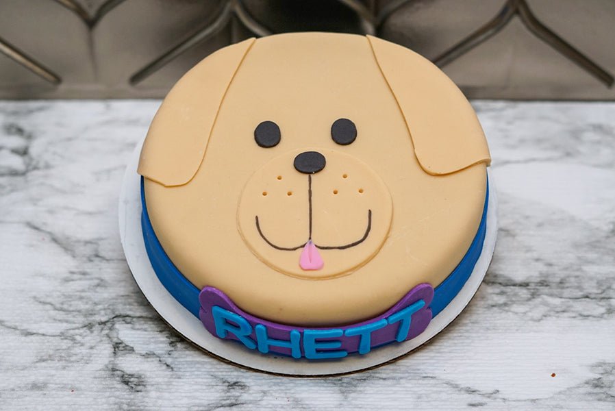 3 Paws Kitchen Dog Cake 🐶- 6" Peanut Butter & Banana - 3 Paws Kitchen