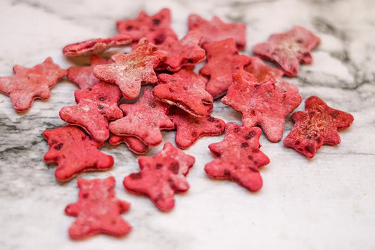 3 Paws Kitchen Dog Treats- Vegan Beet & Banana Training Treats - 3 Paws Kitchen