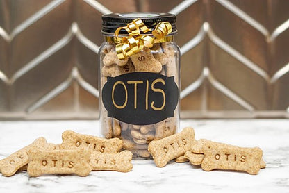 3 Paws Kitchen Personalized Dog Treats- Mason Jar Pet Gift - 3 Paws Kitchen