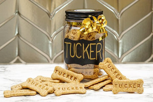 3 Paws Kitchen Personalized Dog Treats- Mason Jar Pet Gift - 3 Paws Kitchen