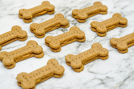 Healthy Dog Treats Limited Ingredient Peanut Butter Bone Cookies- Allergy friendly